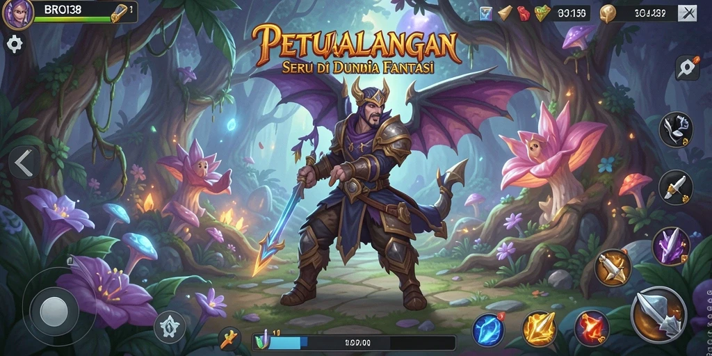 Tampilan screenshot dari gameplay seru dalam BRO138.