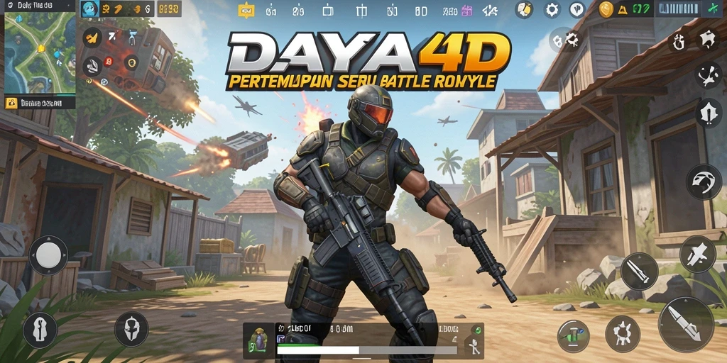Gameplay seru dari DAYA4D yang penuh aksi dan strategi battle royale.