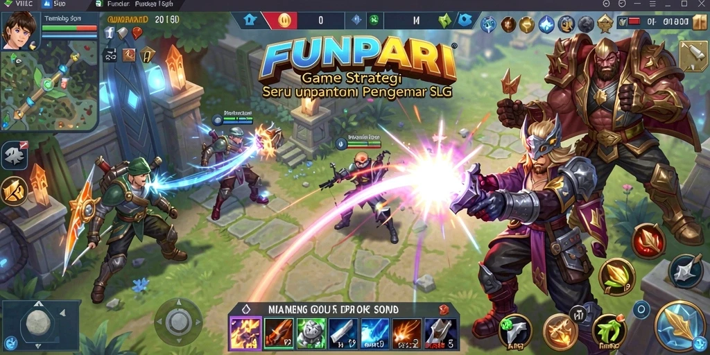 Tampilan menarik dari gameplay SLG yang mendebarkan di FUNPARI.