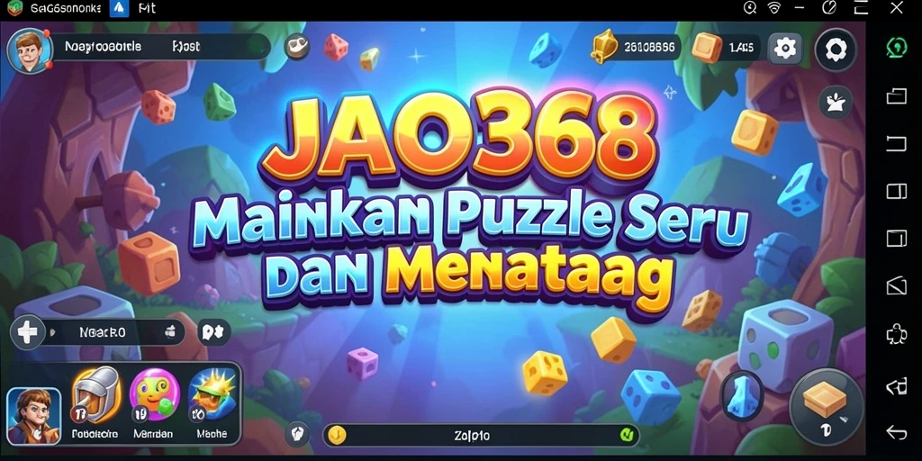 Tampilan gameplay menarik dari JAGO368 dengan puzzle yang menantang.