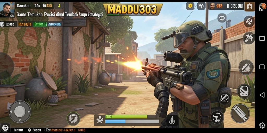 Tampilan gameplay seru dan mendebarkan dari MADU303.