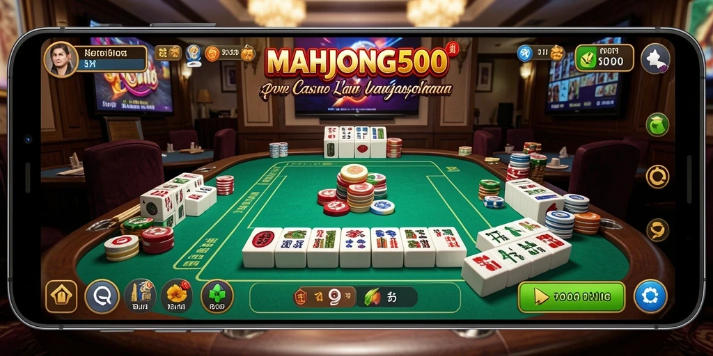 Gameplay menarik dari MAHJONG500 dalam suasana Live Casino.