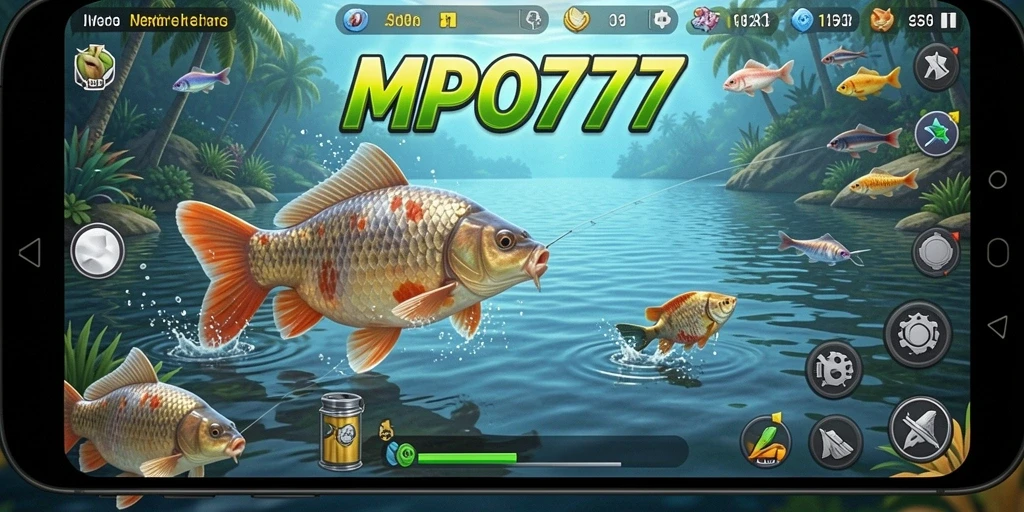 Screenshot MPO777 menampilkan gameplay memancing yang seru dan menarik.