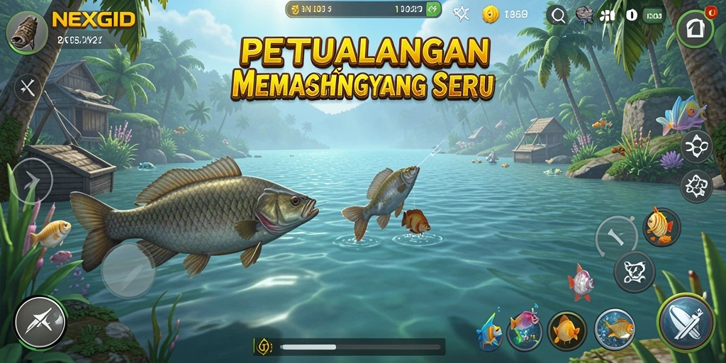 Tangkapan ikan yang besar dan beragam dalam permainan NEXGID.