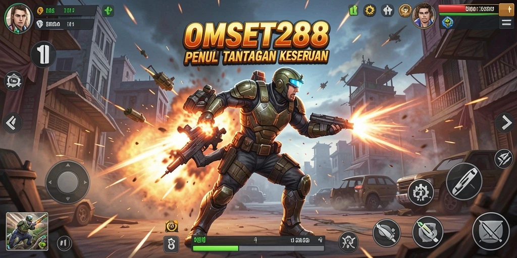 Tampilan seru dari gameplay Action di OMSET288.