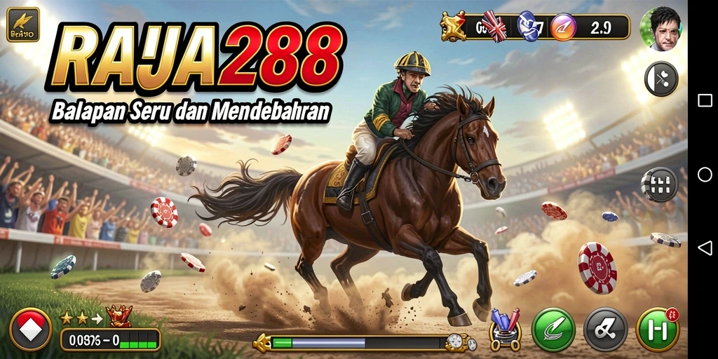 Screenshot <strong>RAJA288</strong> menampilkan aksi balapan yang mendebarkan dan grafis yang menawan.