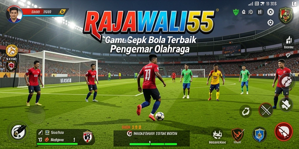 Tampilan gameplay mendebarkan dari RAJAWALI55 saat pertandingan berlangsung.