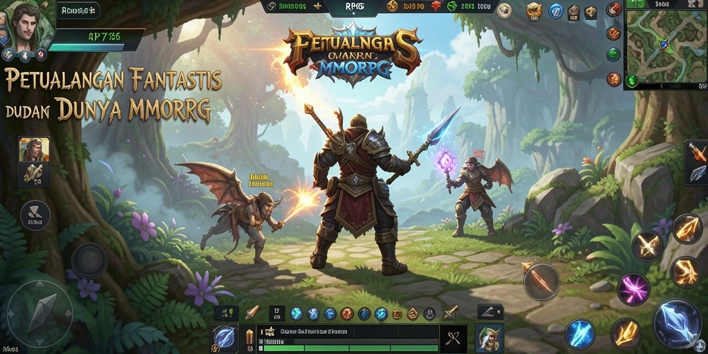 Screenshot RP66 menampilkan gameplay seru dalam dunia MMORPG yang luas.