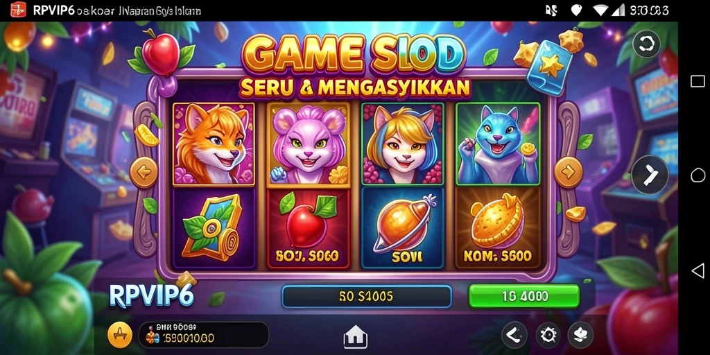 Screenshot gameplay RPVIP6 menampilkan keseruan bermain Slot.