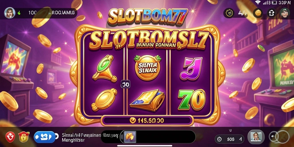 Gameplay memukau dari SLOTBOM77 dengan mesin slot yang menarik.