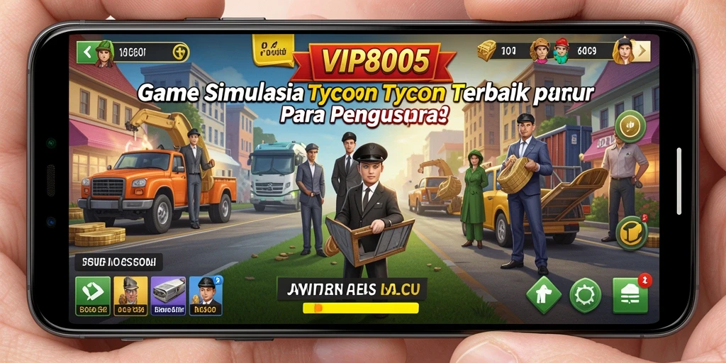 Screenshot gameplay VIP805 dengan elemen Tycoon yang menarik.